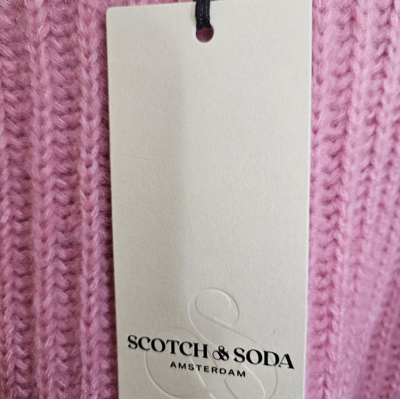 NWT Scotch & Soda Amsterdam Pink Purple Women's Sweater L - Picture 3 of 7